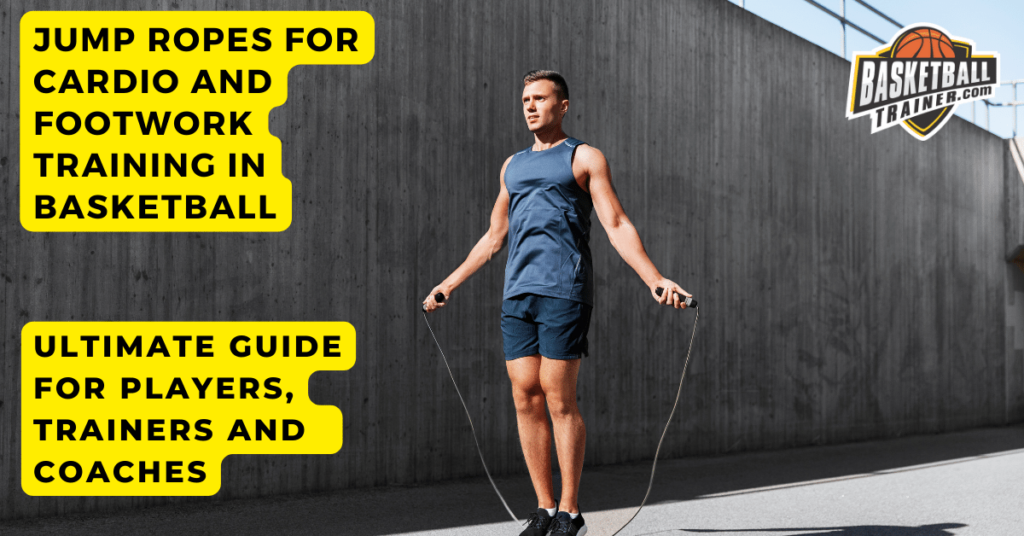 Jump ropes for cardio and footwork training in basketball
