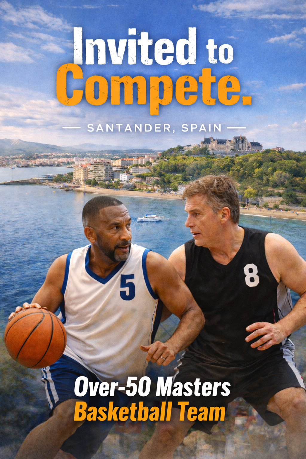 Invitaion to Masters Basketball Team Over 50